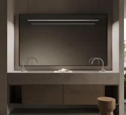 Suspension, Stripe S2000, titanium, LED, dim, 2700K, 2970 lm, L200cm, H20cm - Light Point