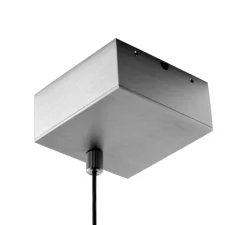 Suspension, Stripe S2000, titanium, LED, dim, 2700K, 2970 lm, L200cm, H20cm - Light Point