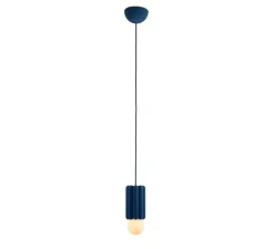 Suspension, Stucco No. 3, bleu lapis, Ø10,5cm, H18,5cm - Schneid