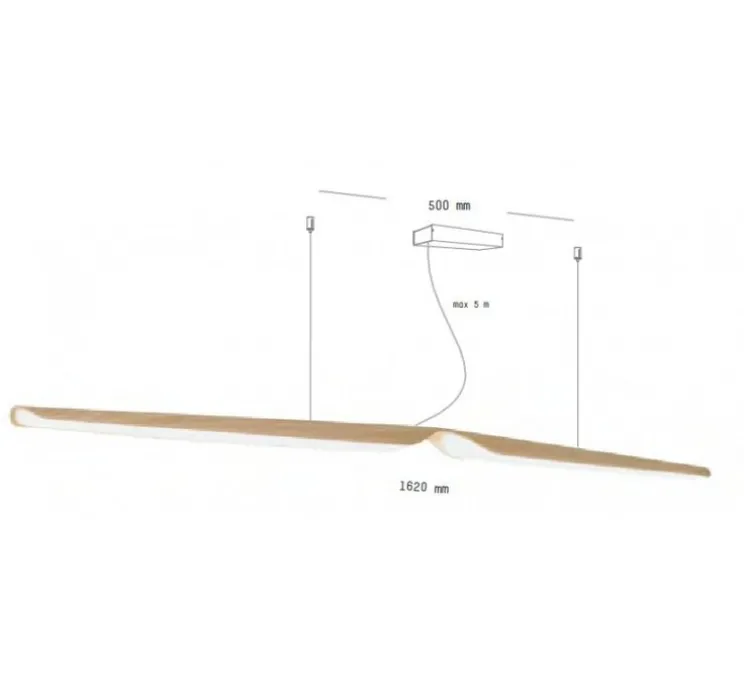 Suspension, Swan, blanc, 2700K, L162cm - TUNTO