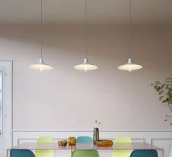 Suspension, Swing Pastel, bleu ciel, Ø30cm, H11,1cm - Creative Cables