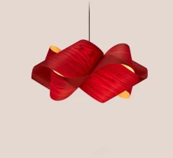 Suspension, Swirl small, rouge, Ø54cm, H25cm - LZF