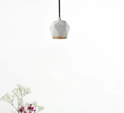 Suspension, [T2], gris, or, Ø12cm, H12cm - GANTLights