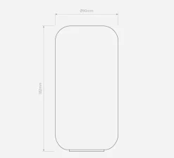 Suspension, Tacoma, chrome poli, abat-jour Tacoma Reed Glass opalin, IP44, Ø9,5cm, H185cm - Astro