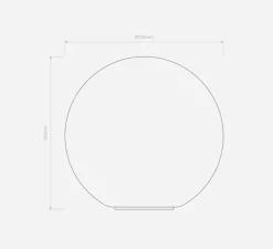 Suspension, Tacoma, noir mat, abat-jour Tacoma Glass opalin, IP44, Ø13,5cm, H185cm - Astro