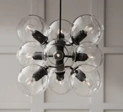 Suspension, TAGE 50, noir, transparent, Ø45cm, H37cm - Cobankeryd