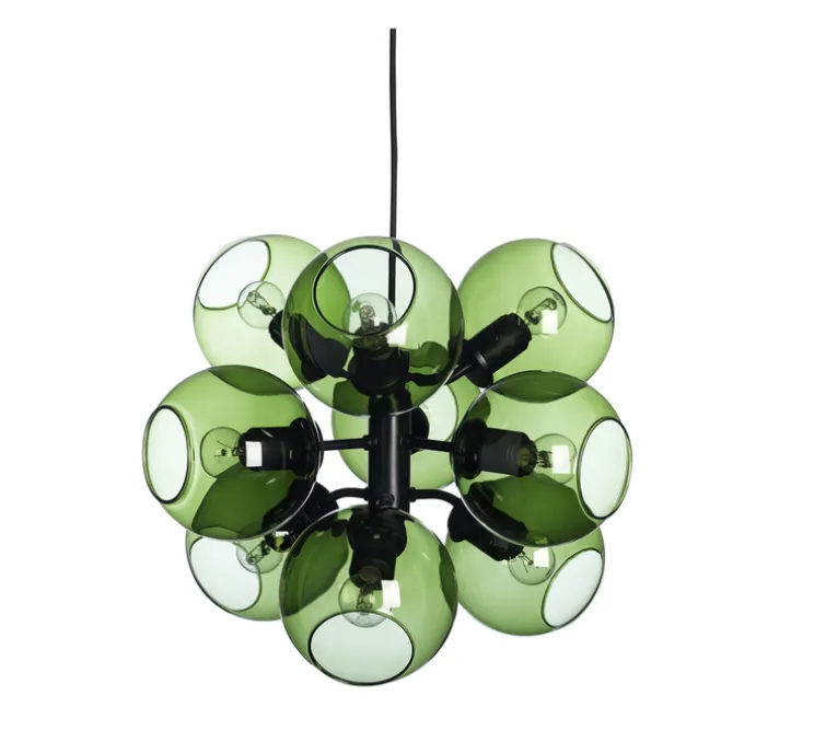 Suspension, TAGE 50, noir, vert, Ø45cm, H37cm - Cobankeryd