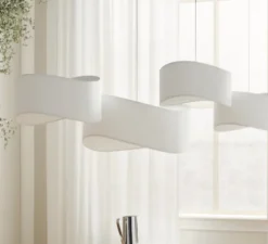 Suspension, Tajo, blanc, Ø65cm, H24cm - Bolia