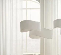 Suspension, Tajo, blanc, Ø50cm, H24cm - Bolia