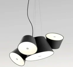 Suspension, Tam Tam, Mini, noir semi-mat, Ø66cm - Marset