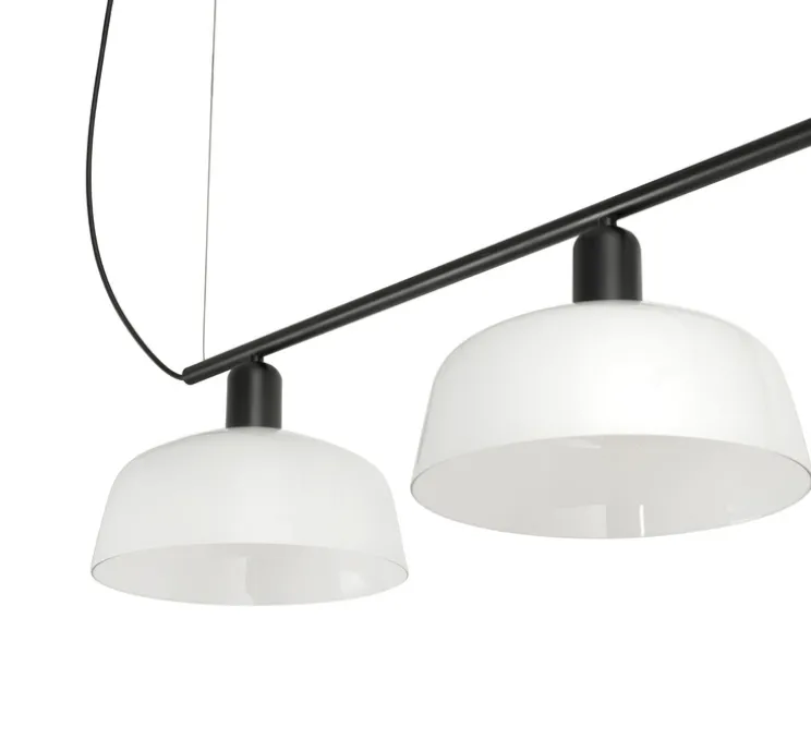 Suspension, Tatawin, linéaire M, blanc, L100cm, H210cm - Faro