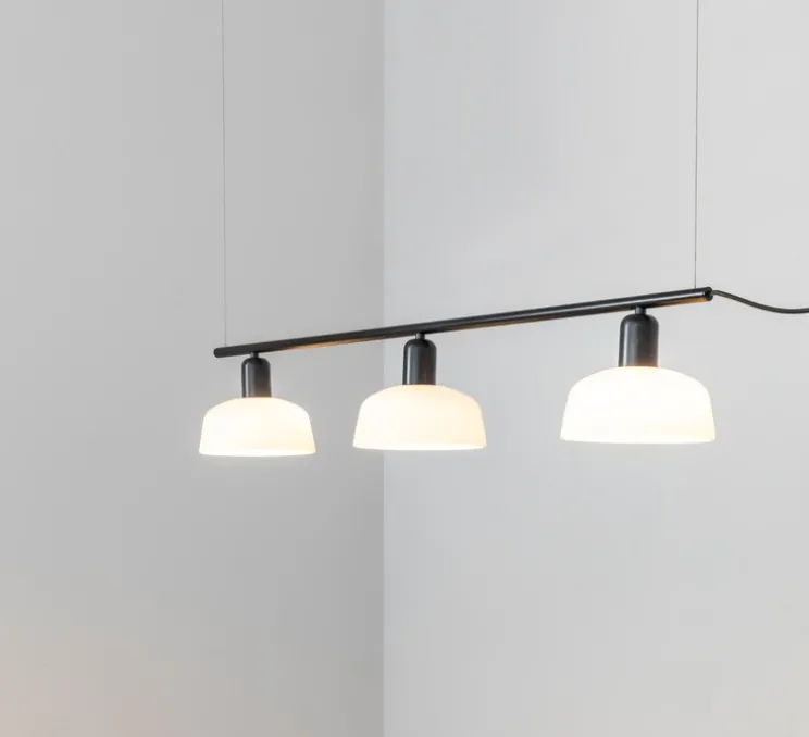 Suspension, Tatawin, linéaire S, blanc, L100cm, H210cm - Faro