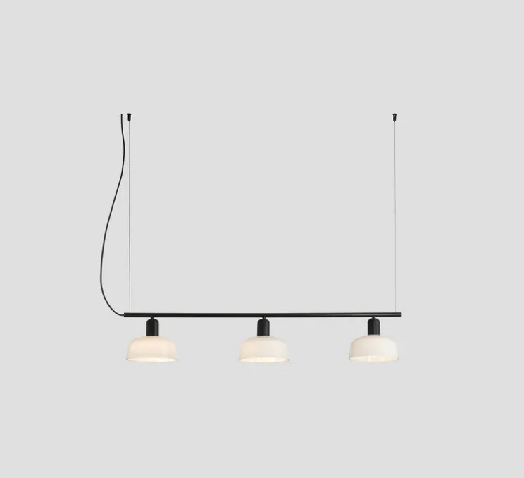 Suspension, Tatawin, linéaire S, blanc, L100cm, H210cm - Faro