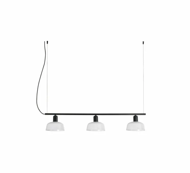 Suspension, Tatawin, linéaire S, blanc, L100cm, H210cm - Faro