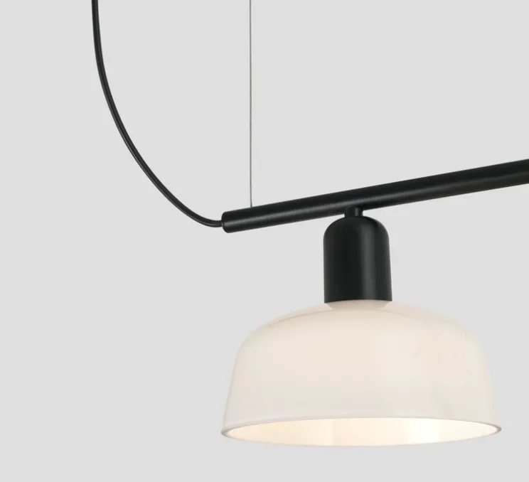 Suspension, Tatawin, linéaire S, blanc, L100cm, H210cm - Faro