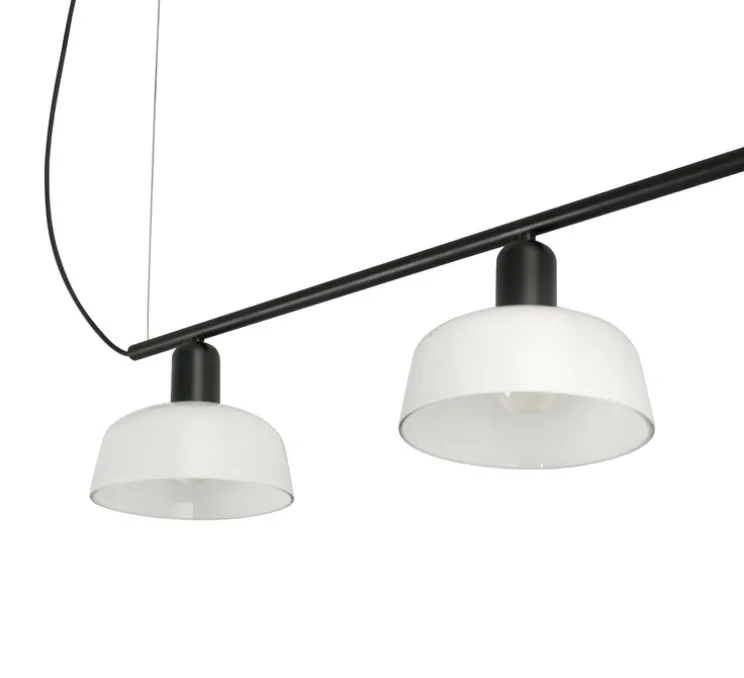 Suspension, Tatawin, linéaire S, blanc, L100cm, H210cm - Faro