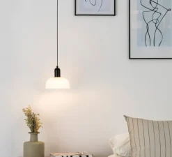 Suspension, Tatawin S, blanc, Ø18,4cm, H100cm - Faro