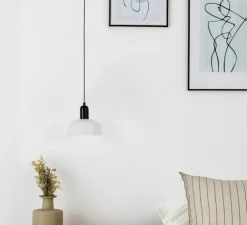 Suspension, Tatawin S, blanc, Ø18,4cm, H100cm - Faro