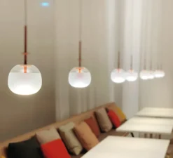 Suspension, Tempo 5772, terracotta, LED, 2700K, 300lm, Ø13cm, H26,8cm - Vibia