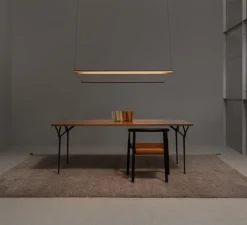 Suspension, Tier 150, cuivre anodisé, améthyste, LED, dim, 2700K, L150cm, H20cm - A-N-D