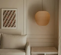 Suspension, Tierra 520, naturel, Ø52cm, H50,3cm - Faro