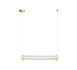 Suspension, Tiffany horizontale, diamant, LED, dim, 2700K, 1900 lm, L67cm, H9,25cm - Elements lighting