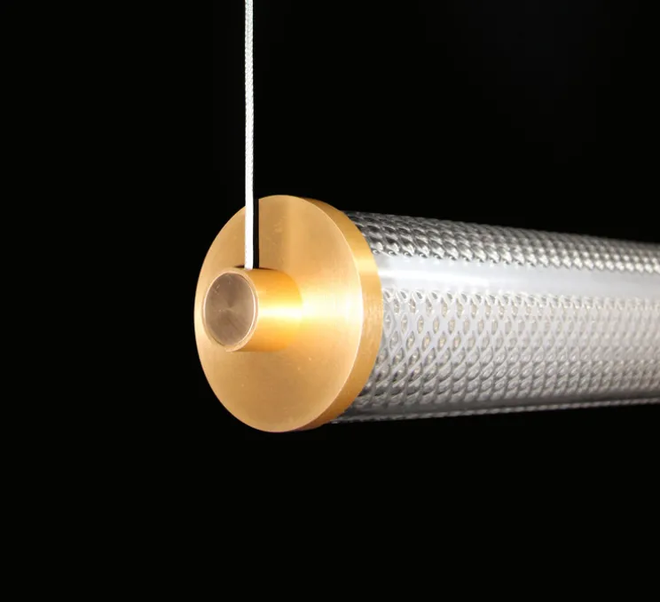 Suspension, Tiffany horizontale, diamant, LED, dim, 2700K, 1900 lm, L67cm, H9,25cm - Elements lighting