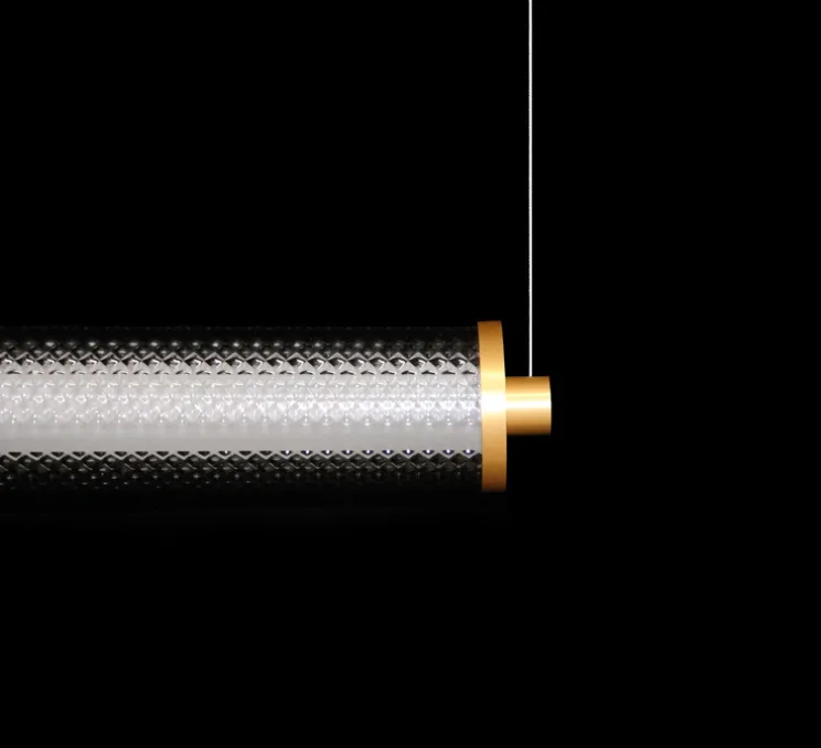 Suspension, Tiffany horizontale, diamant, LED, dim, 2700K, 1900 lm, L67cm, H9,25cm - Elements lighting