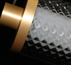 Suspension, Tiffany horizontale, graphite, LED, dim, 2700K, 950 lm, L67cm, H9,25cm - Elements lighting