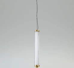 Suspension, Tiffany verticale, diamant, LED, dim, 2700K, 1530 lm, Ø6,25cm, H49,3cm - Elements lighting