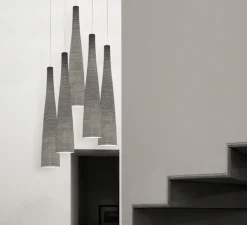 Suspension, Tite 1, noir, Ø21cm, H115cm - Foscarini