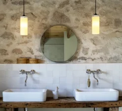 Suspension, Tobo Porcelaine 250, blanc, Ø10cm, H25cm - DCW éditions Paris