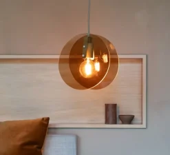 Suspension, Toledo, ambre, Ø22cm, H26cm - It's about Romi