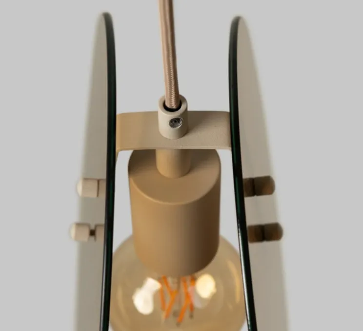 Suspension, Toledo, ambre, Ø22cm, H26cm - It's about Romi