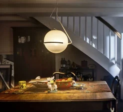 Suspension, Tonda, blanc, L39cm, H59cm - Foscarini