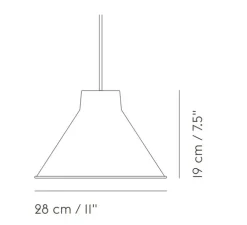 Suspension, Top, gris, Ø28cm, H19cm - Muuto