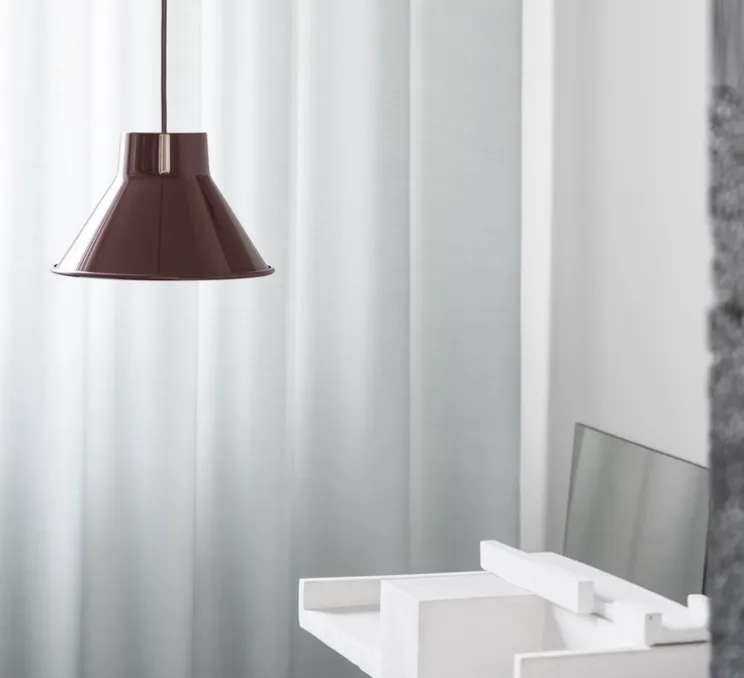 Suspension, Top, rouge profond, Ø21cm, H13cm - Muuto