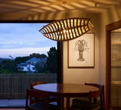 Suspension, Toru, naturel, Ø108,5cm, H44,5cm - David Trubridge