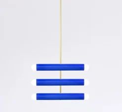 Suspension, TRN C4, bleu cobalt mat, L36cm, H25cm - Pani Jurek