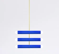 Suspension, TRN C4, bleu cobalt mat, L36cm, H25cm - Pani Jurek