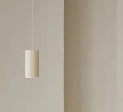 Suspension, Tube, large, beige, Ø28cm, H14cm - Moebe