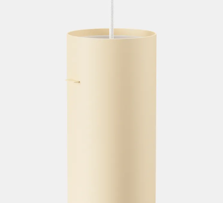 Suspension, Tube, large, beige, Ø28cm, H14cm - Moebe