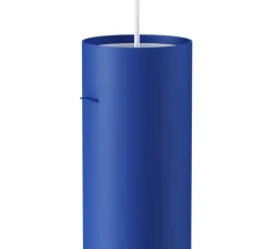 Suspension, Tube, large, bleu profond, Ø28cm, H14cm - Moebe