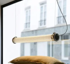 Suspension, Tube lumineux, Kyhn, IP68, dimmable, inox, 1600lm, 2700k, L130cm, IP 68 - Sammode