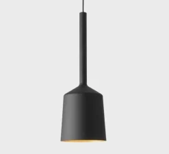 suspension, Tulip Bloom, noir et or, Ø14,8cm, H18cm - Modular Lighting