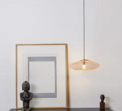 Suspension, UFO, Small, full, cuivre, Ø40cm, H12cm - Atelier Robotiq