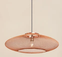 Suspension, UFO Full Large, cuivre, Ø80cm, H24cm - Atelier Robotiq