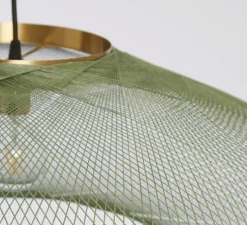 Suspension, UFO full, large, vert, Ø80cm, H24cm - Atelier Robotiq