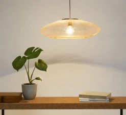 Suspension, UFO Full Medium, cuivre, Ø60cm, H18cm - Atelier Robotiq