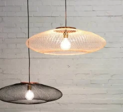 Suspension, UFO Full Medium, cuivre, Ø60cm, H18cm - Atelier Robotiq